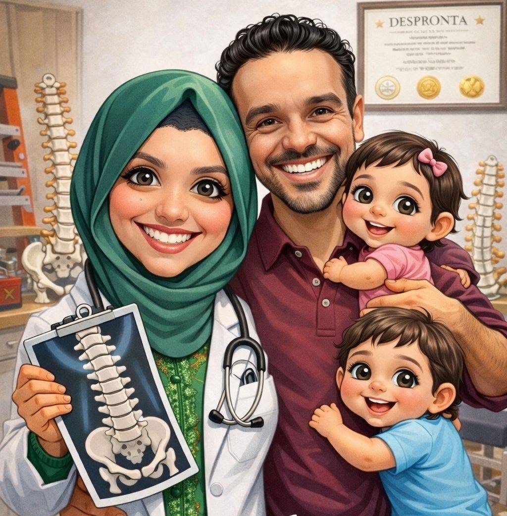 A family receiving chiropractic care at Crescent Chiropractic in Crest Hill, IL